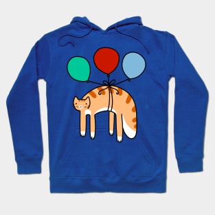 Balloon Long Tabby Cat Hoodie